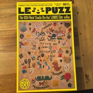 Le Puzz 69 Tearz puzzle 1000 piece with poster